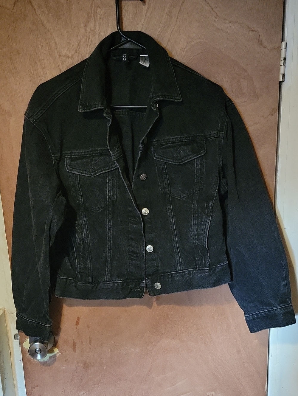 Divided H&M Black Denim Jean Jacket